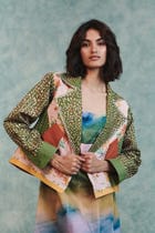 Blot Co-linen Kantha Bolero Jacket view 1