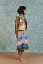 Blot Co-linen Kantha Bolero Jacket view 3