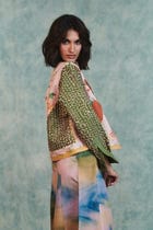 Blot Co-linen Kantha Bolero Jacket view 4