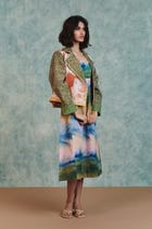 Blot Co-linen Kantha Bolero Jacket view 6