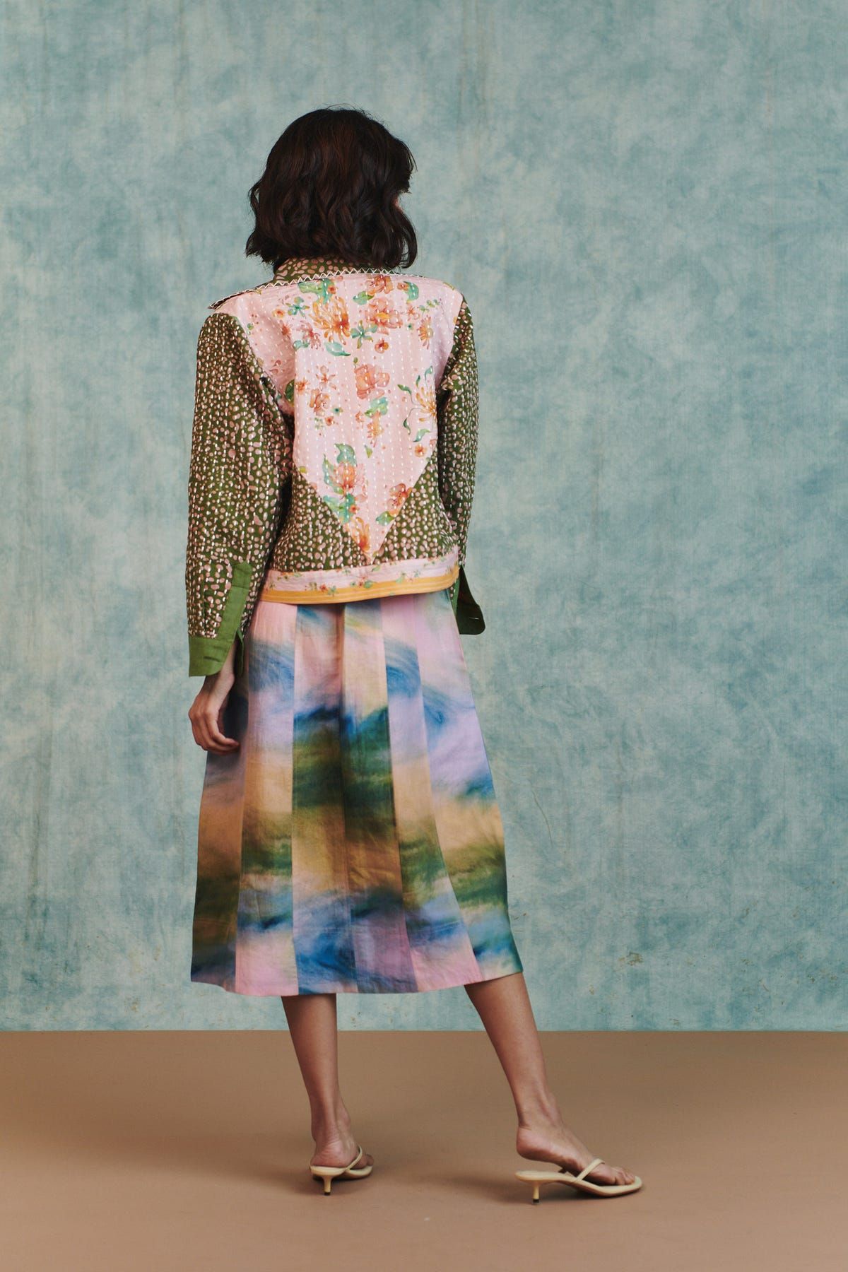 Blot Co-linen Kantha Bolero Jacket - image 7