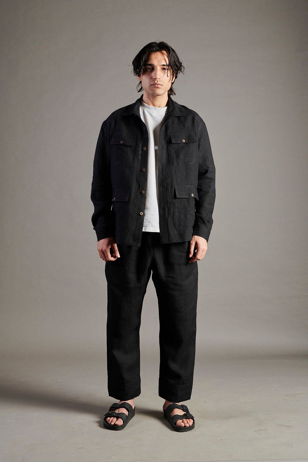 Kohl Co-Linen Men's Overshirt - image 2