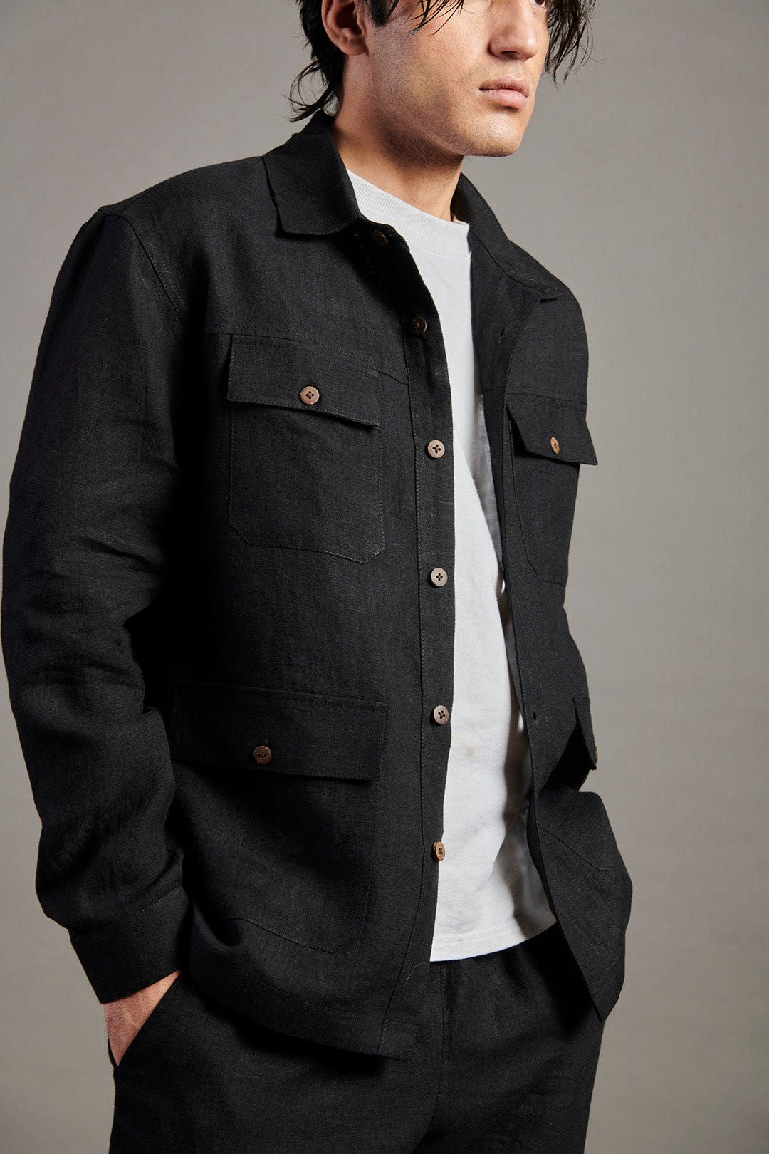 Kohl Co-Linen Men's Overshirt - image 5