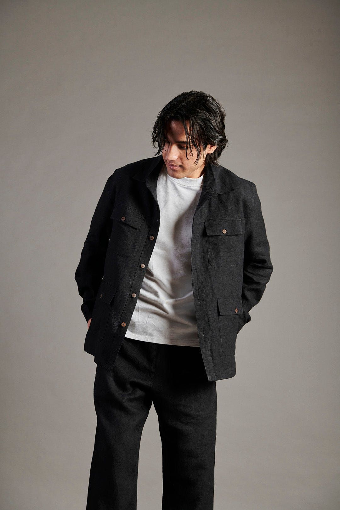 Kohl Co-Linen Men's Overshirt - image 6