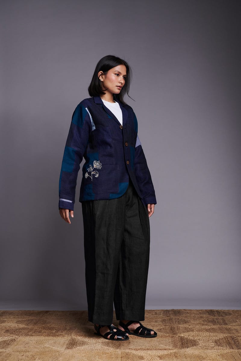 Kohl Co-Linen Wide Pleated Trousers