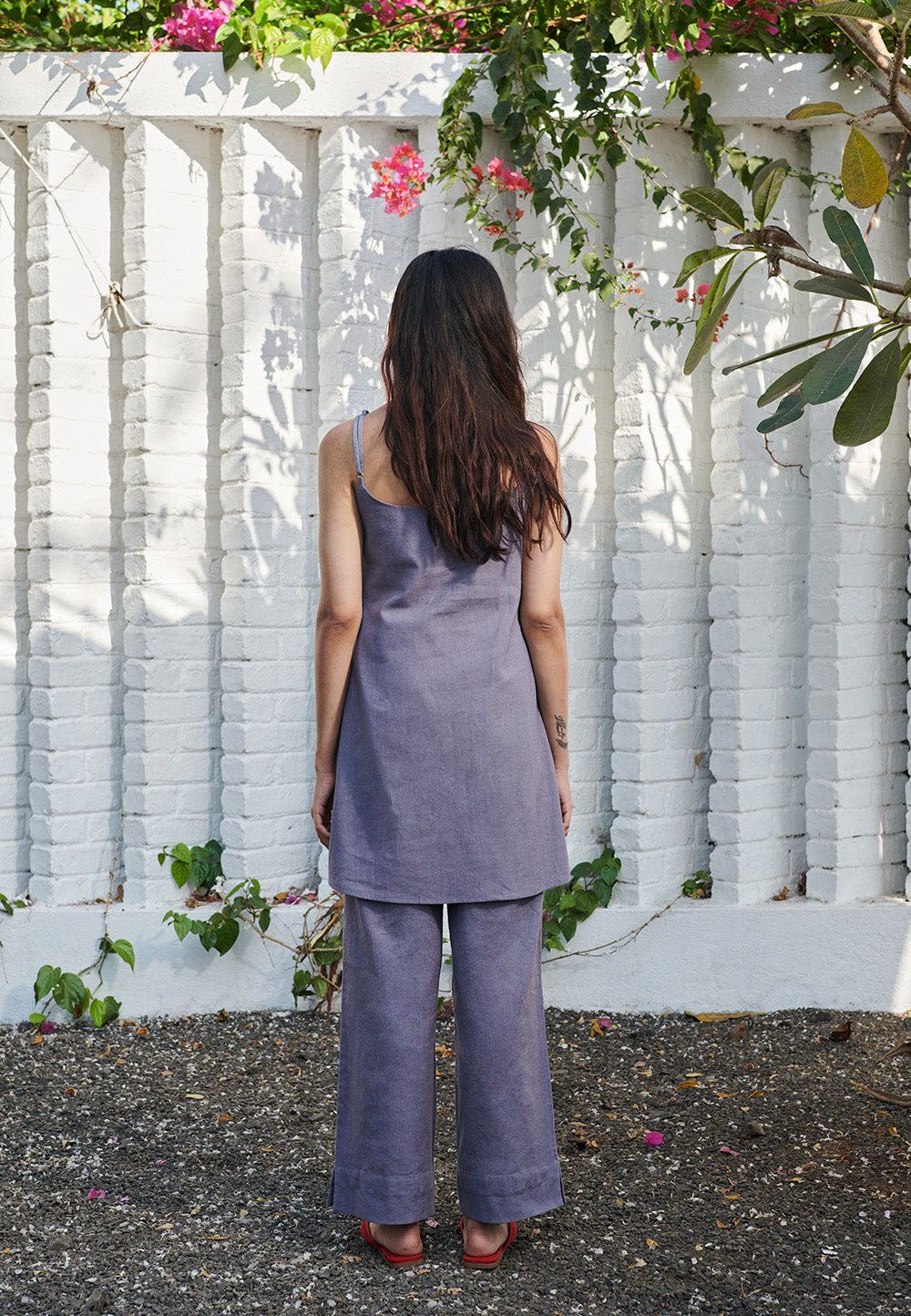 Dusk Co-Linen Straight Pants - Sale - image 2