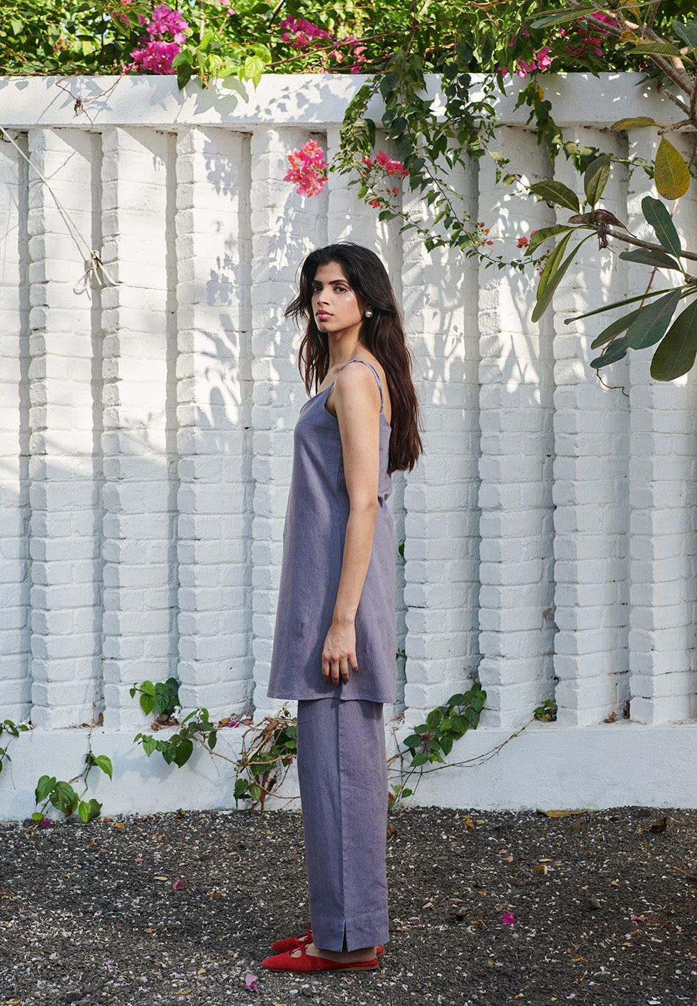 Dusk Co-Linen Straight Pants - Sale - image 4