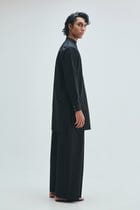 Kohl Co-Linen Men's Pleated Yoke Kurta Set view 6