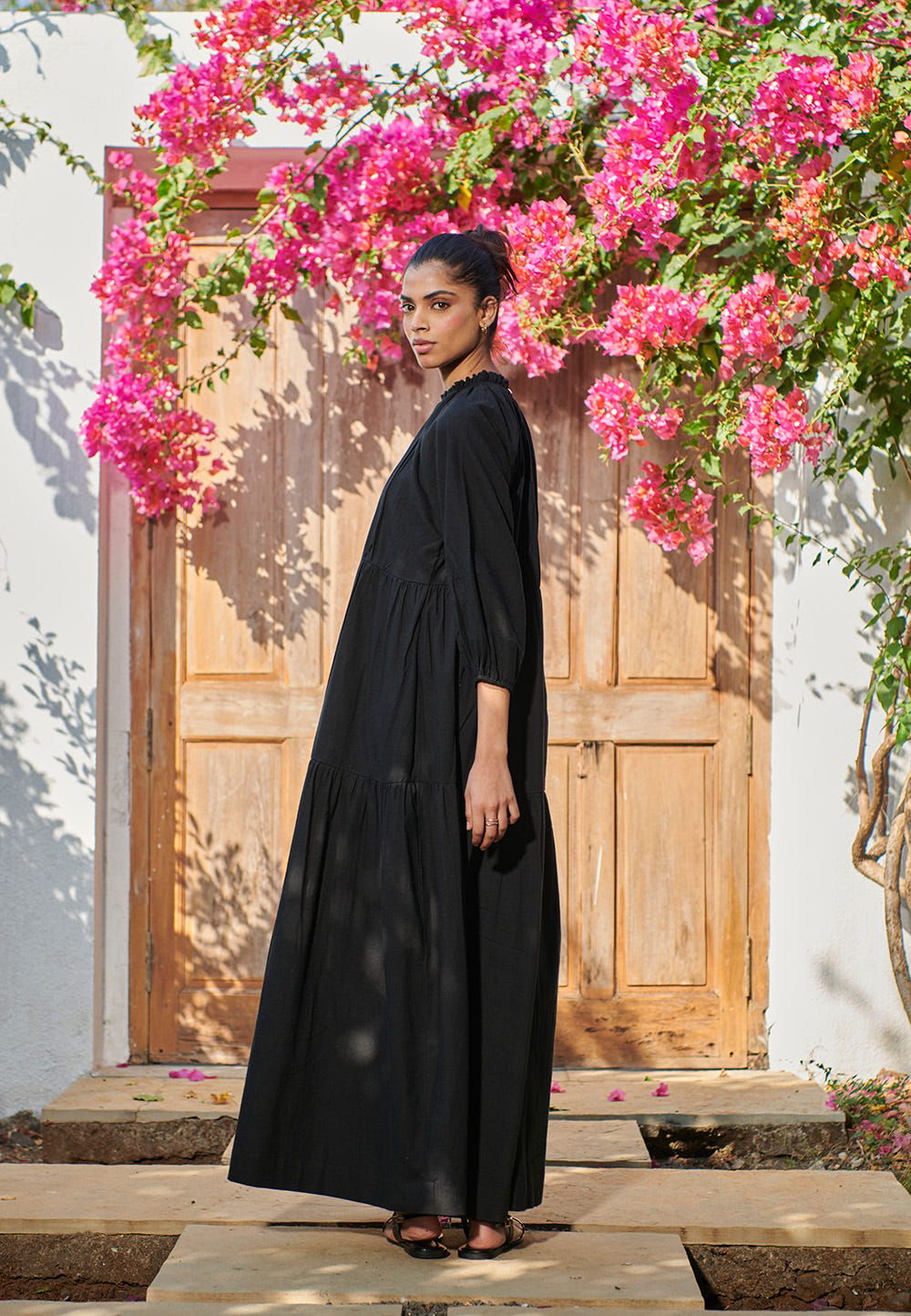 Kohl Co-Linen Three Tiered Dress - image 3