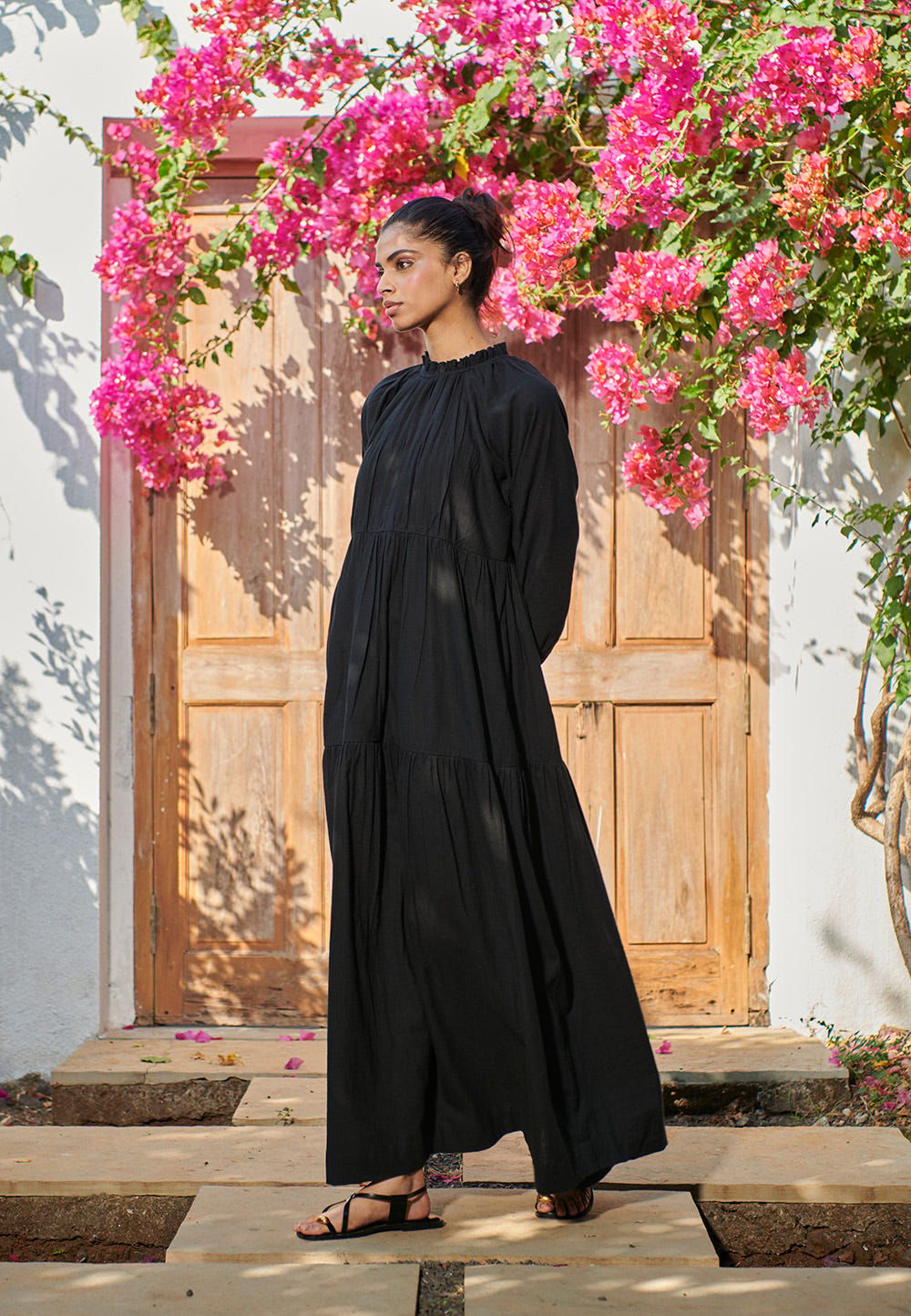 Kohl Co-Linen Three Tiered Dress - image 4