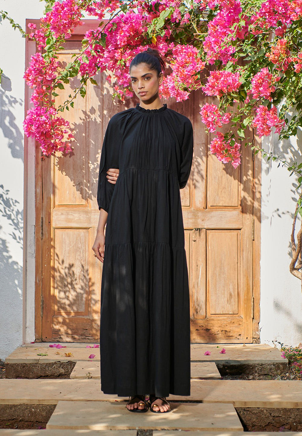 Kohl Co-Linen Three Tiered Dress - image 8