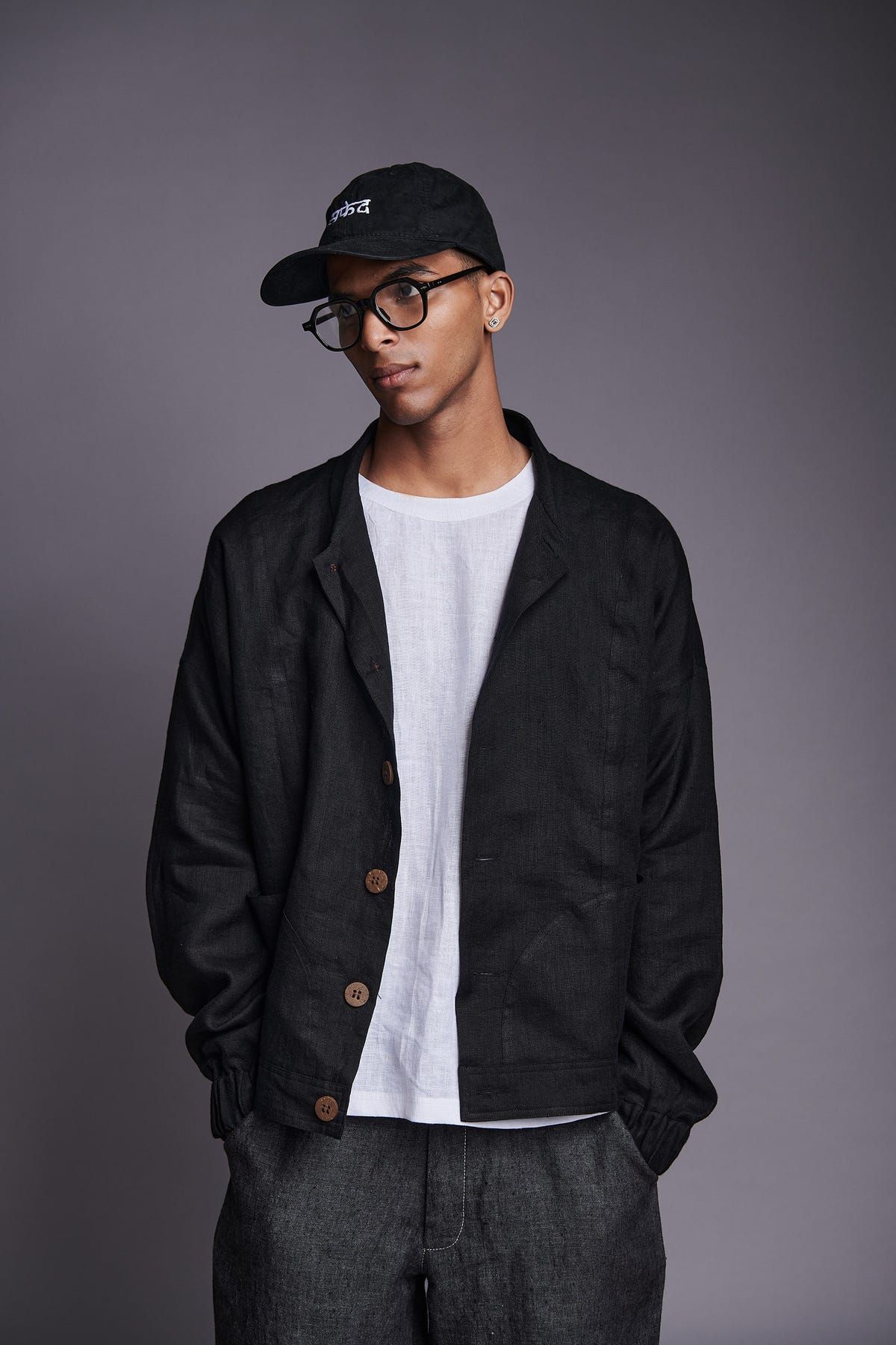 Kohl Co-Linen Men's Panelled Bomber Jacket - image 4