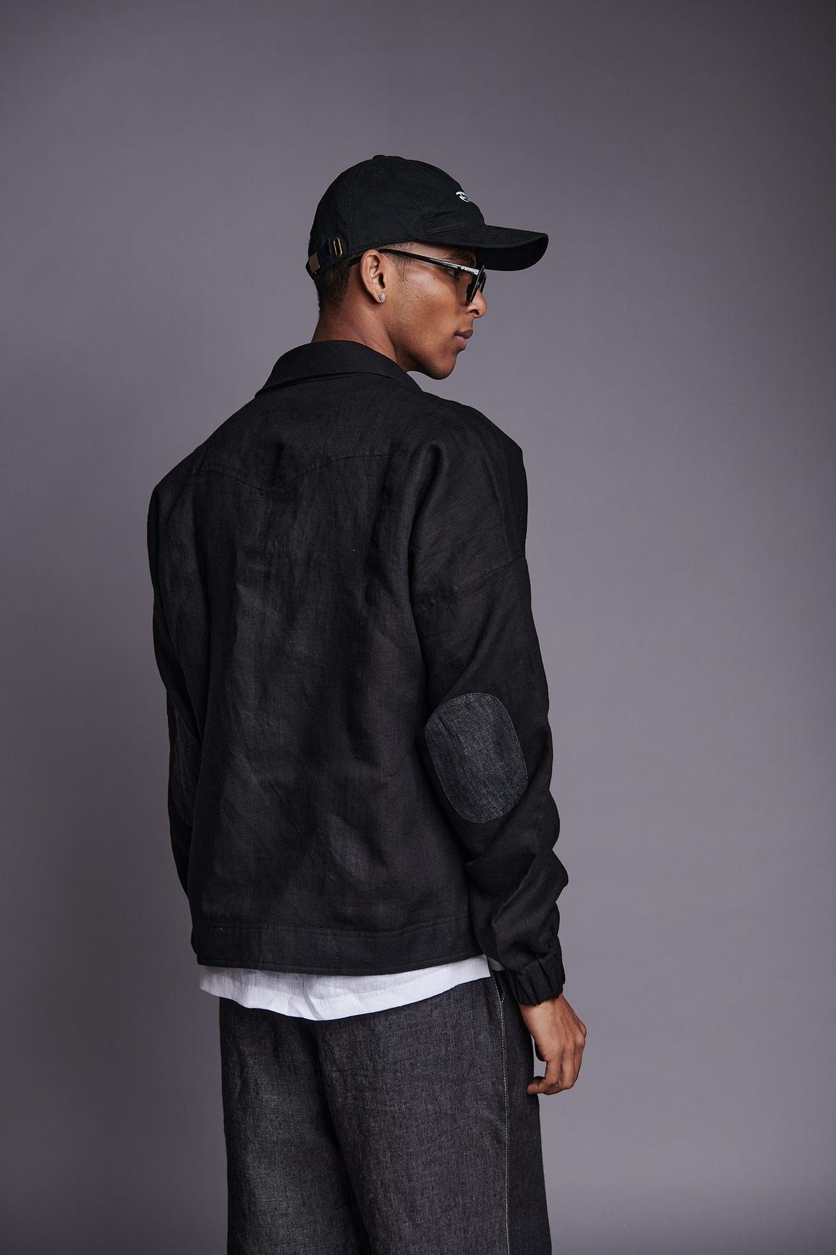 Kohl Co-Linen Men's Panelled Bomber Jacket - image 5