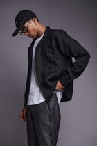Kohl Co-Linen Men's Panelled Bomber Jacket view 6