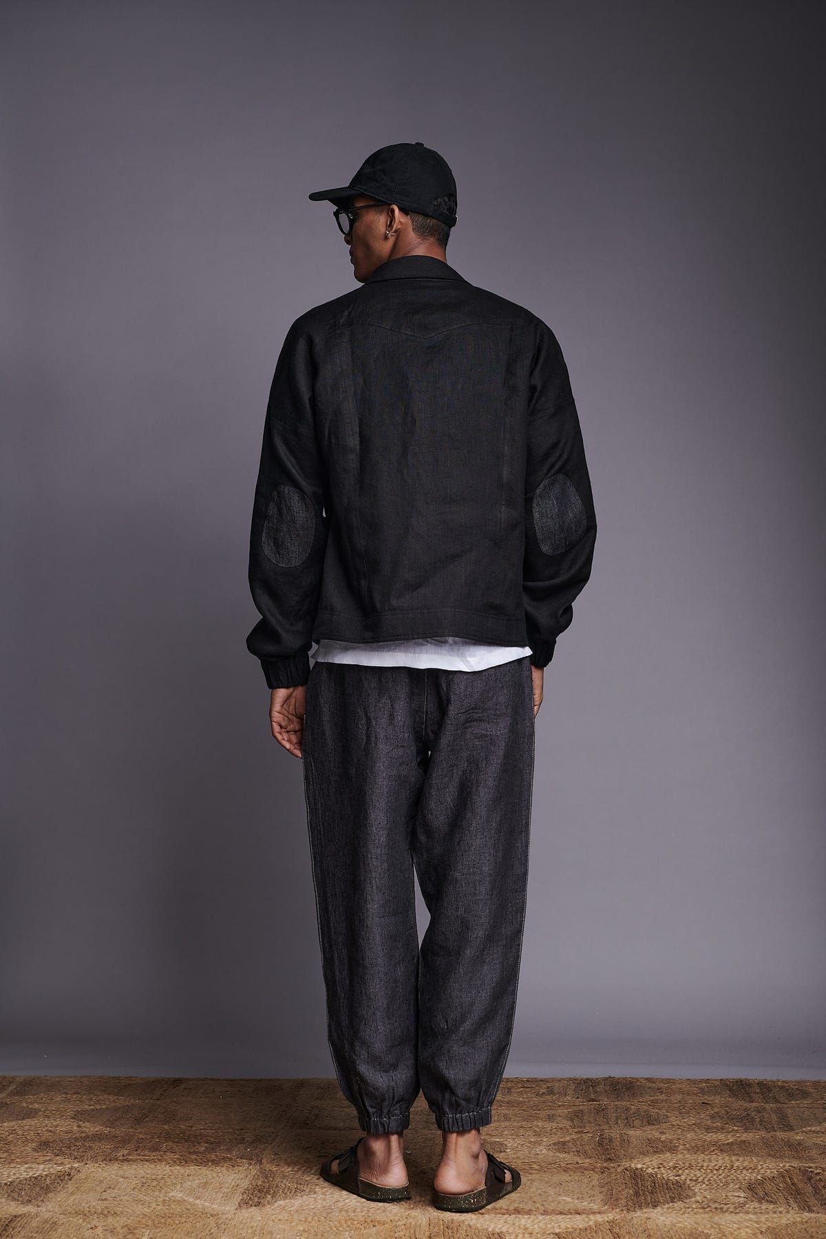 Kohl Co-Linen Men's Panelled Bomber Jacket - image 9