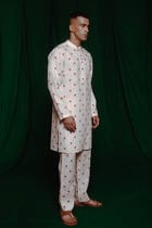 Wildflower Co-Linen Men's Classic Kurta view 5