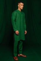 Panna Linen Men's Classic Kurta Set view 3