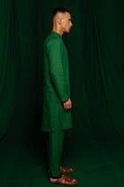 Panna Linen Men's Classic Kurta Set view 4