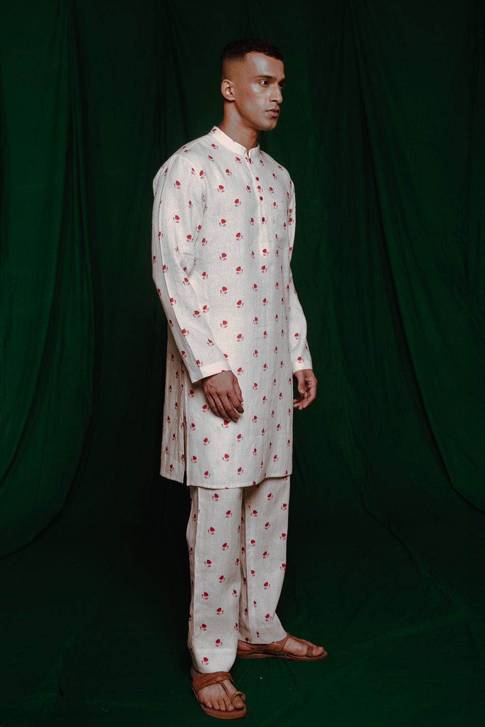 Wildflower Co-Linen Men's Classic Kurta Set - Sale - image 5