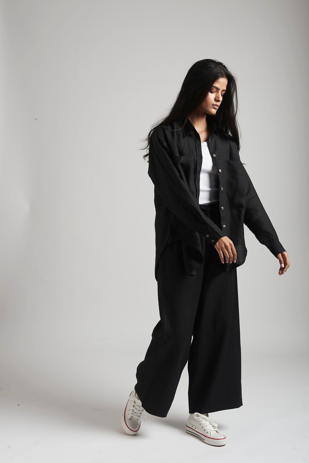 Kohl Co-Linen Oversized Pocket Shirt Set - image 6