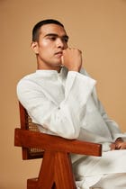 Taj Co-Linen Men's Classic Kurta view 5