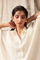Taj Co-Linen Pleated Pants view 5