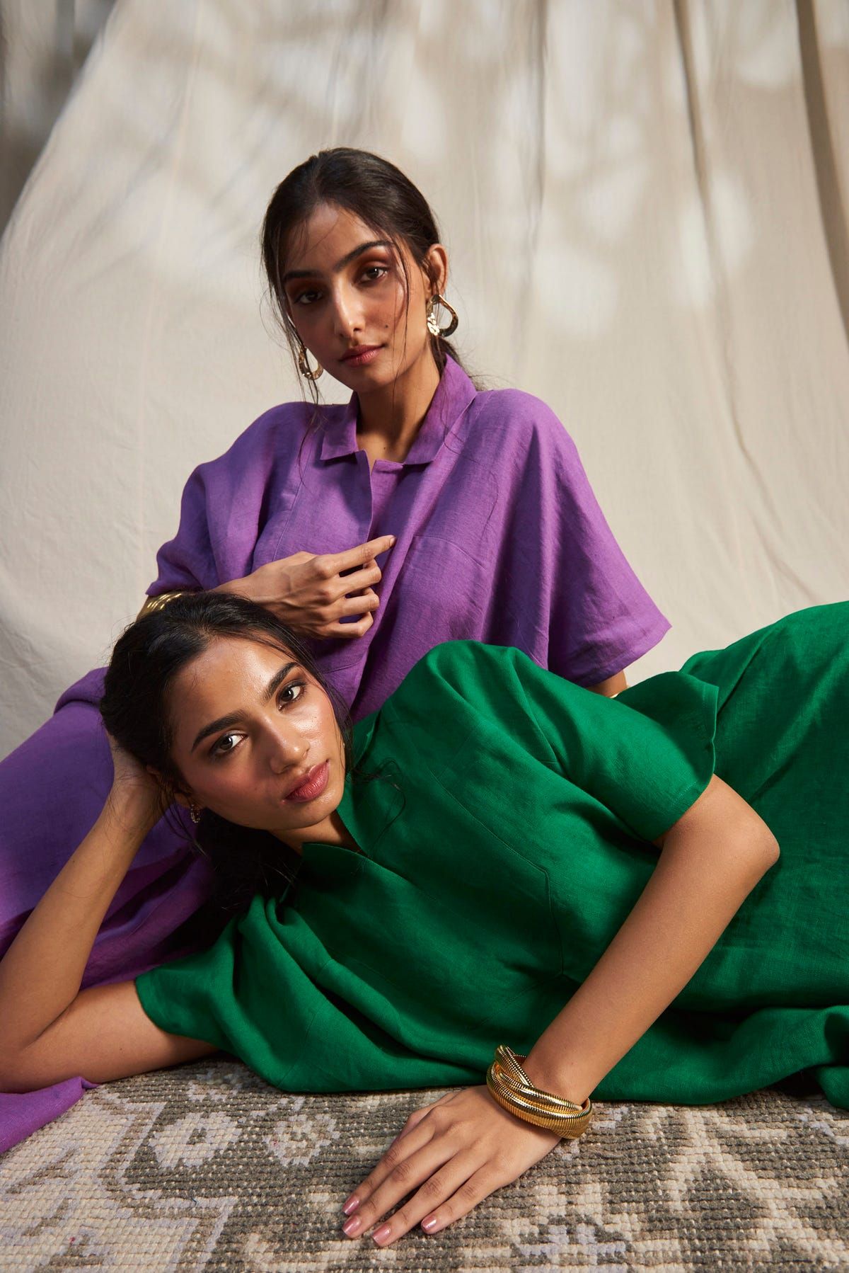 Panna Linen Kaftan Dress - image 7