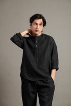 Kohl Co-Linen Men's Short Kurta view 2