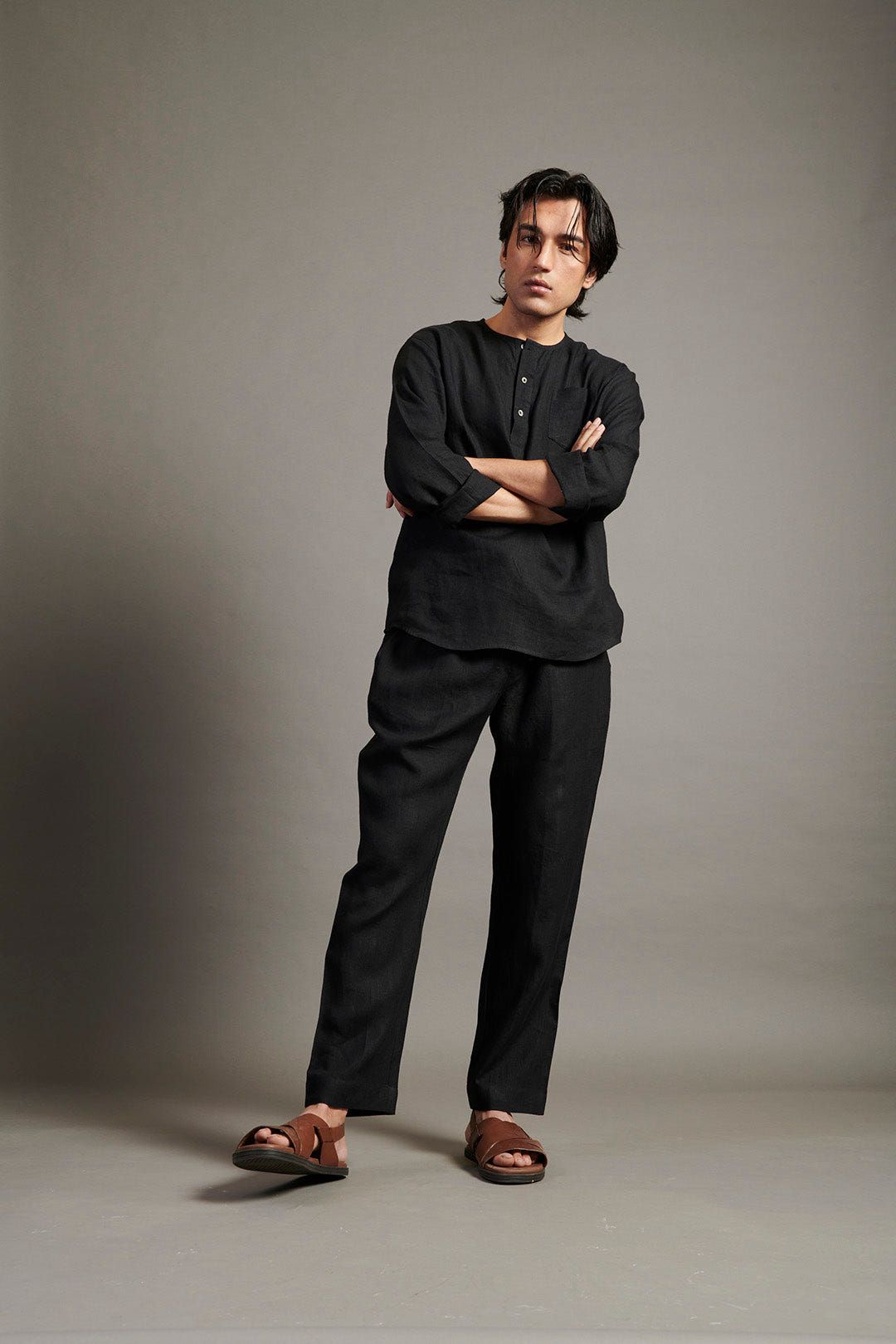 Kohl Co-Linen Men's Short Kurta - image 3