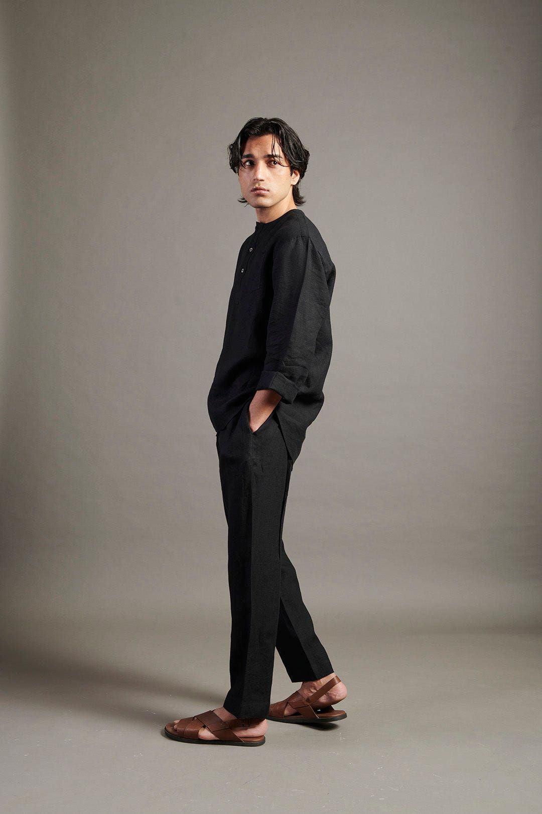 Kohl Co-Linen Men's Short Kurta - image 4
