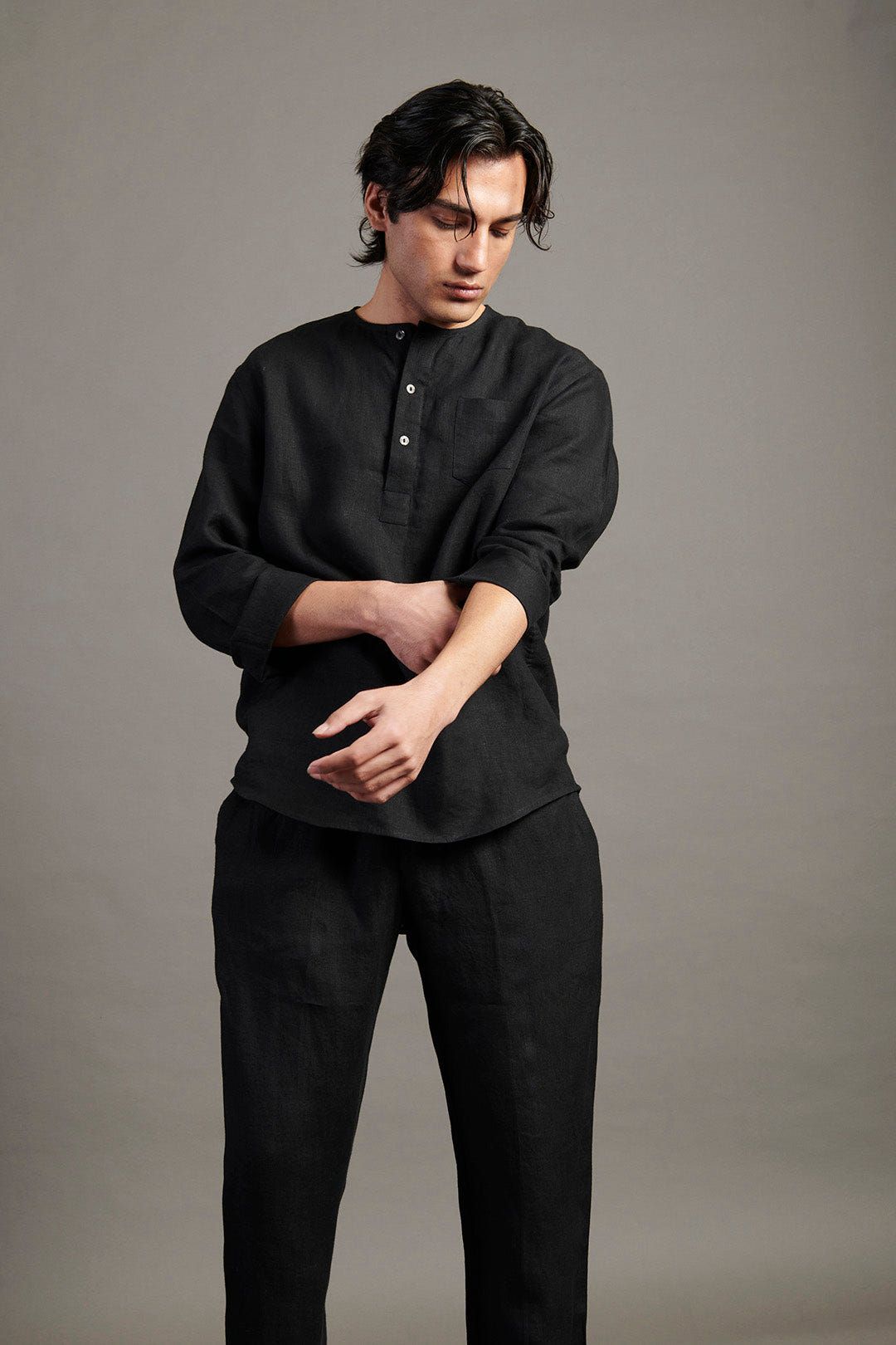 Kohl Co-Linen Men's Short Kurta - image 5