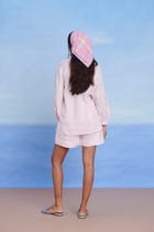 Fleur Linen Billow Shorts Set view 8