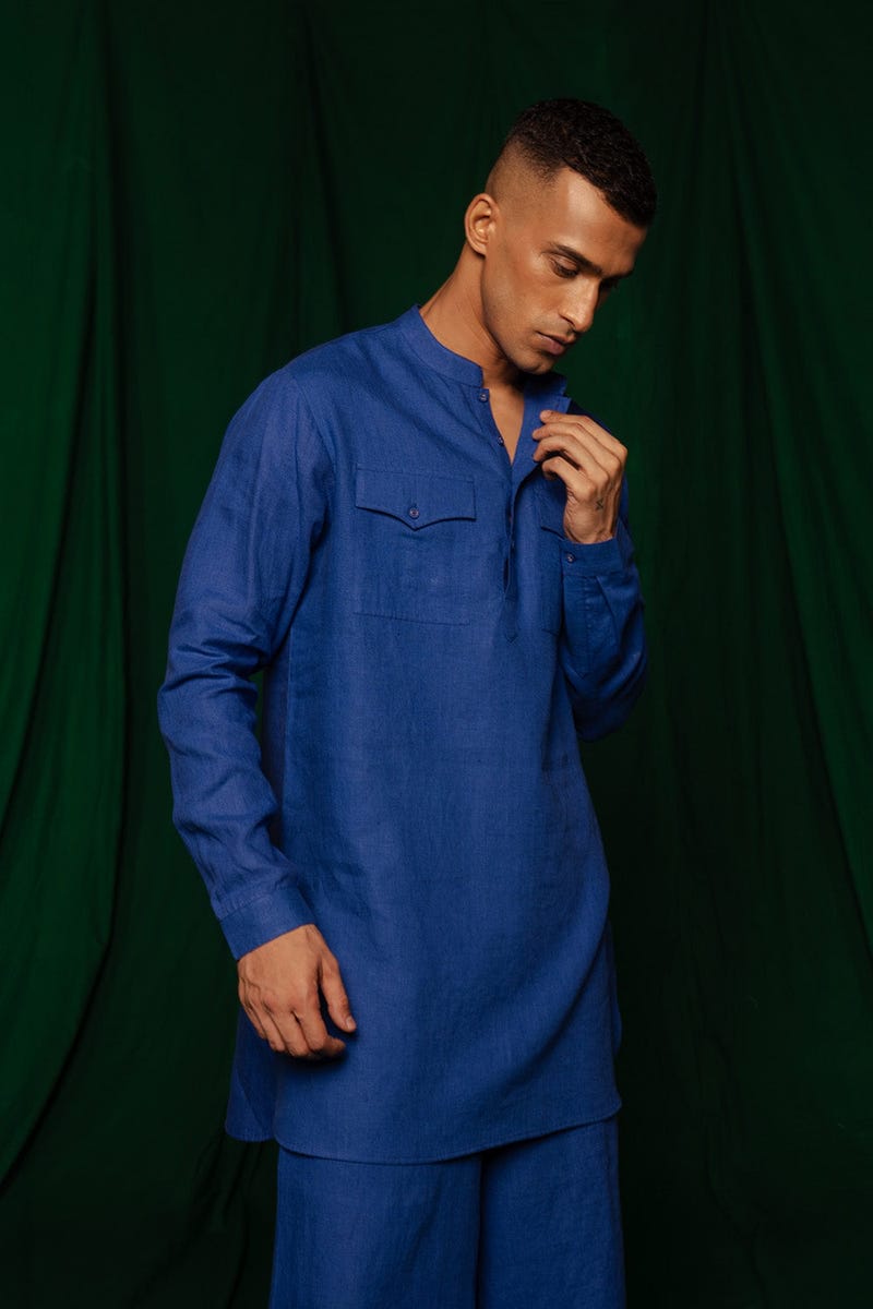 Neelam Linen Men's Saif Kurta - Sale