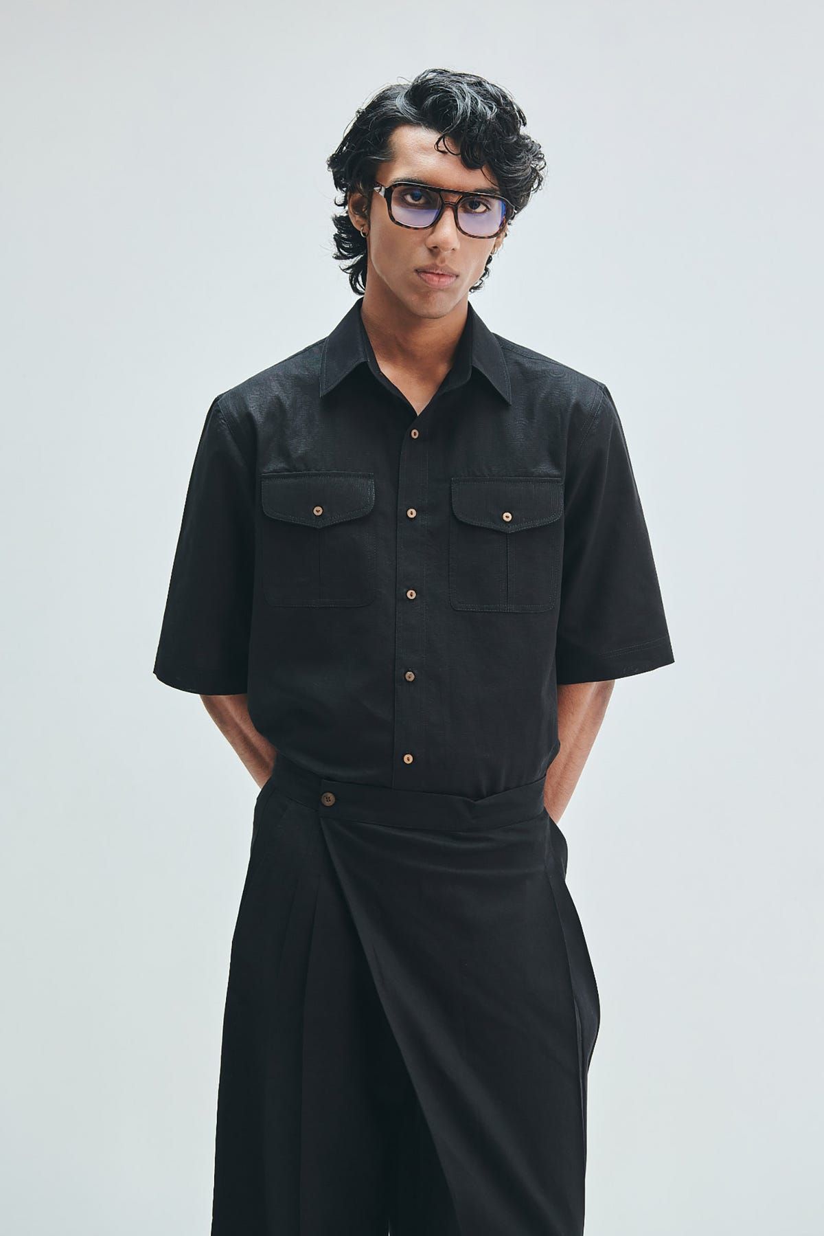 Kohl Co-Linen Men's Wrap Trousers - image 5