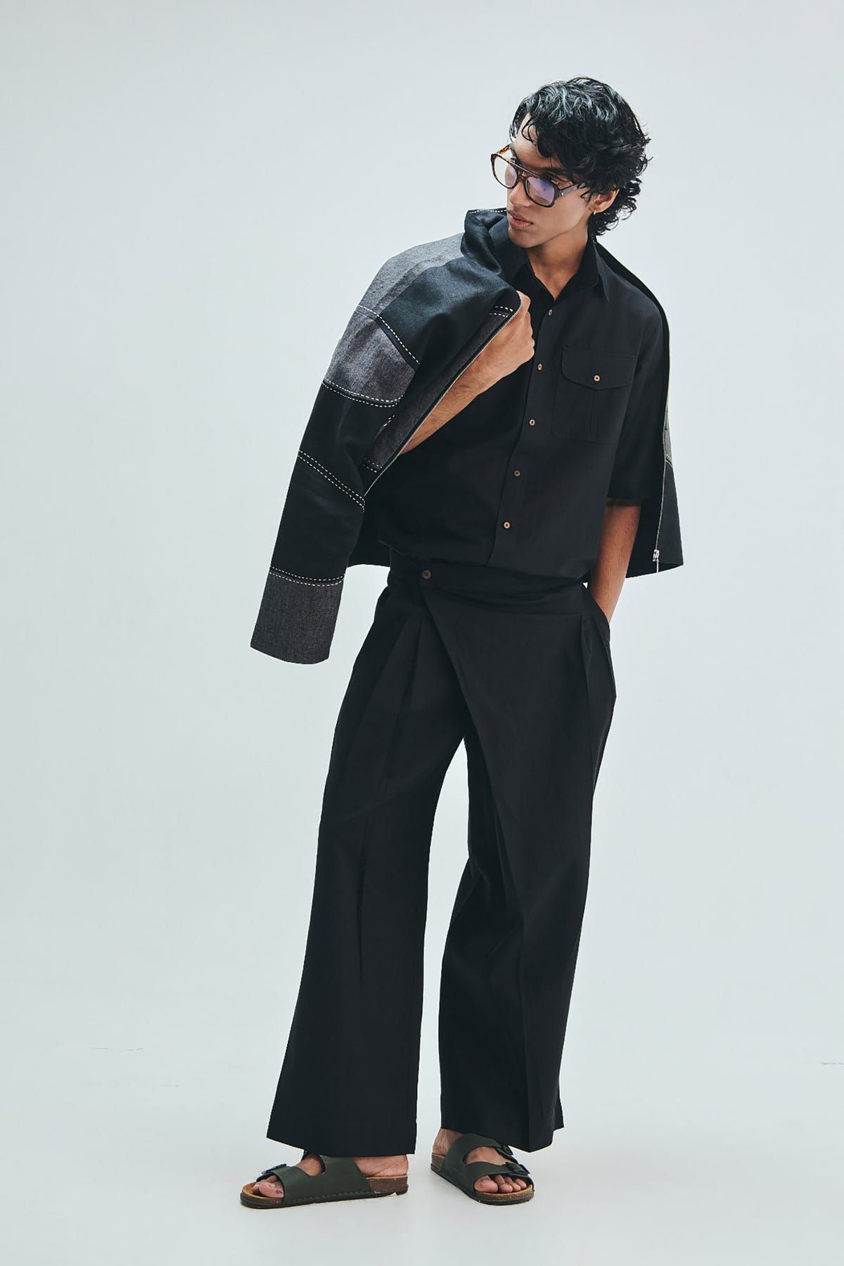 Kohl Co-Linen Men's Wrap Trousers - image 8
