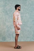 Flora Co-Linen Men's Trucker Jacket view 6
