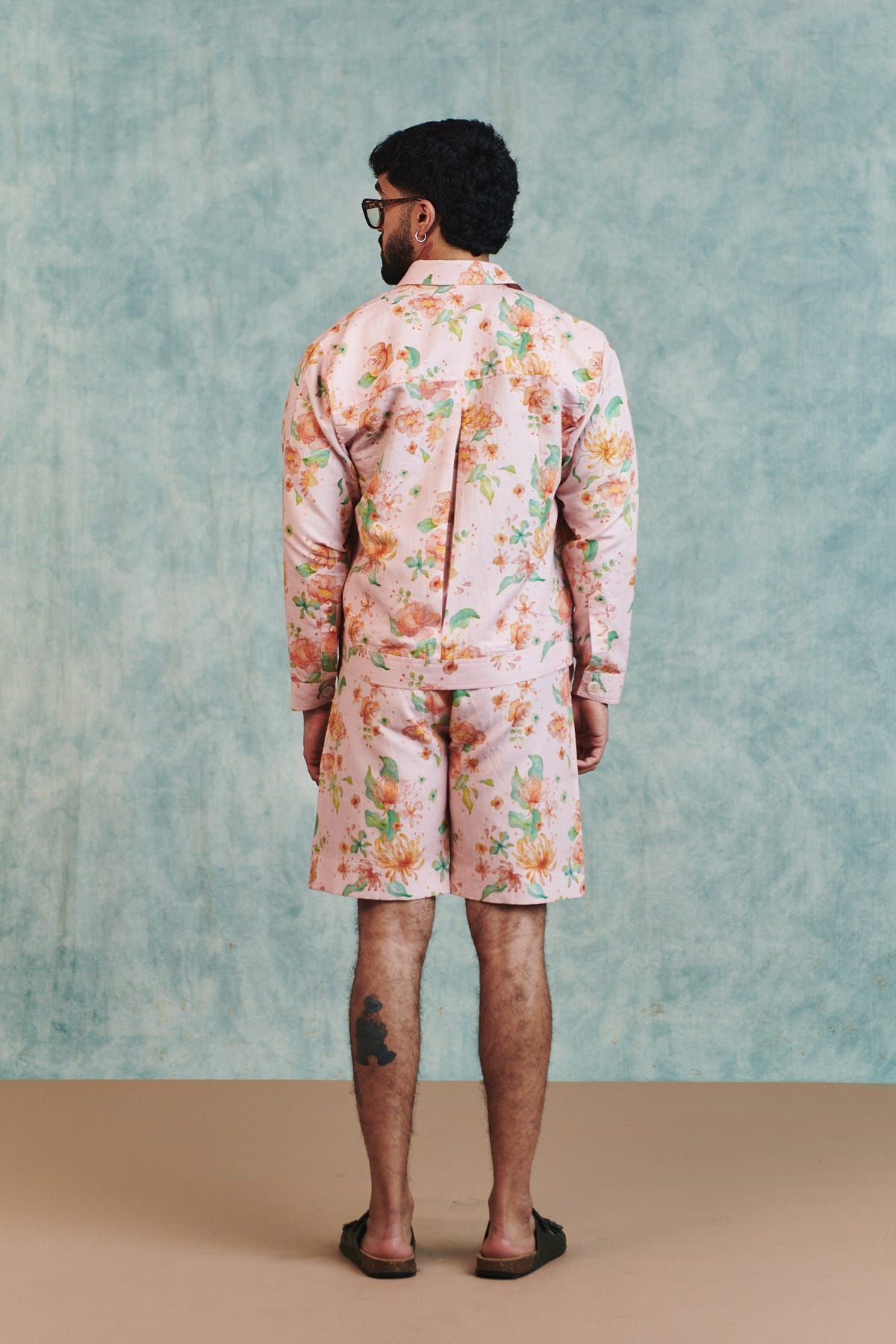 Flora Co-Linen Men's Trucker Jacket - image 7