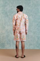Flora Co-Linen Men's Trucker Jacket view 7