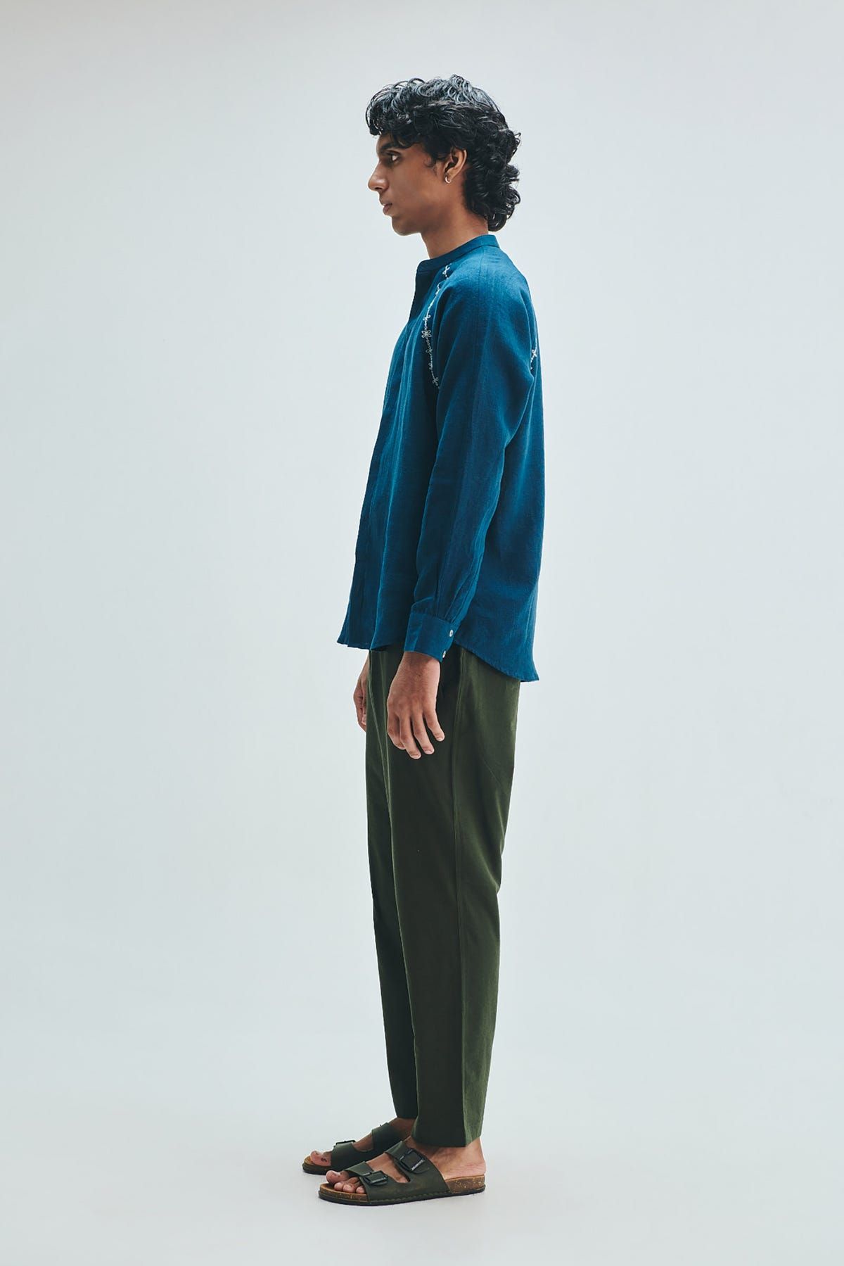 Pine Linen Men's Tapered Lounge Pants - image 2