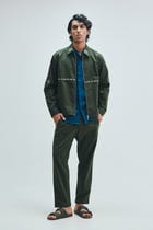 Pine Linen Men's Tapered Lounge Pants view 4