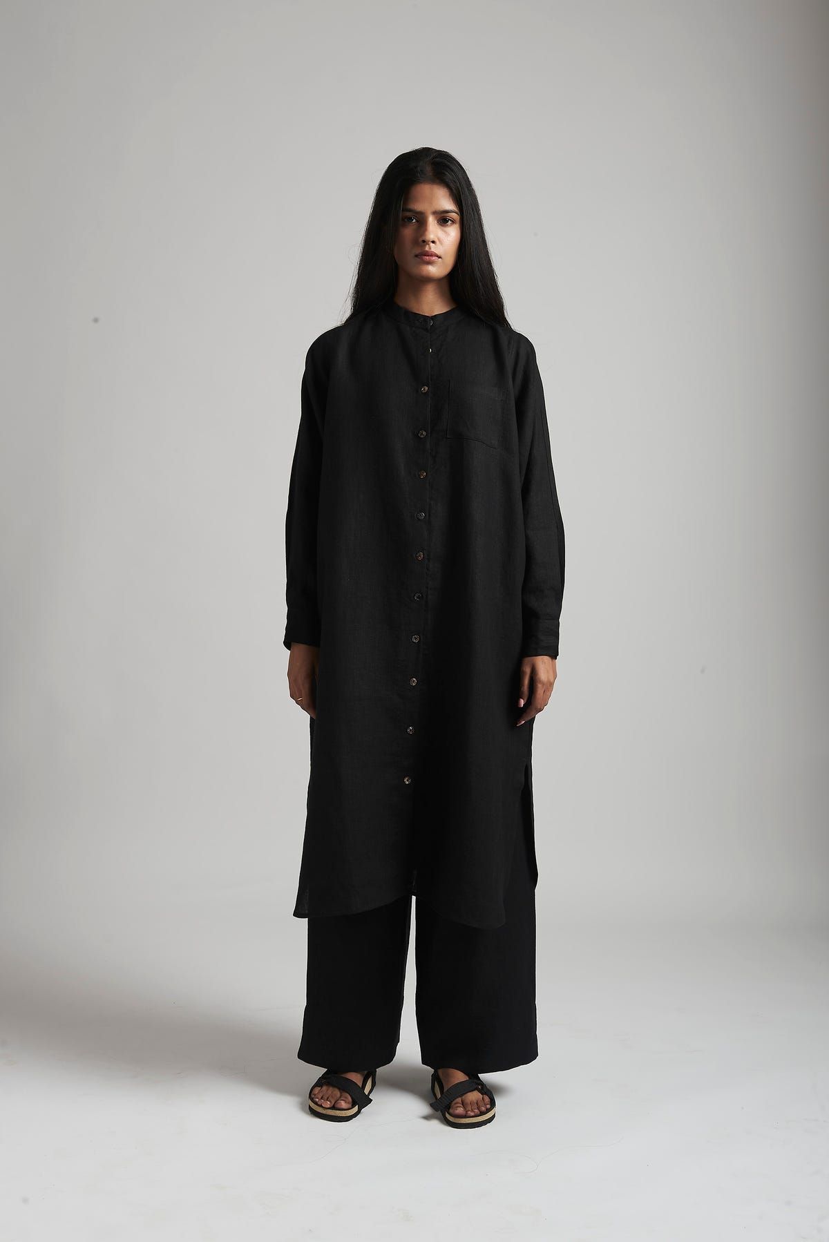 Kohl Co-Linen Shirt Dress - image 1