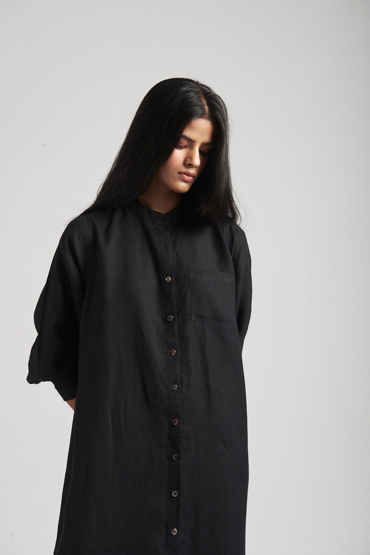Kohl Co-Linen Shirt Dress - image 2