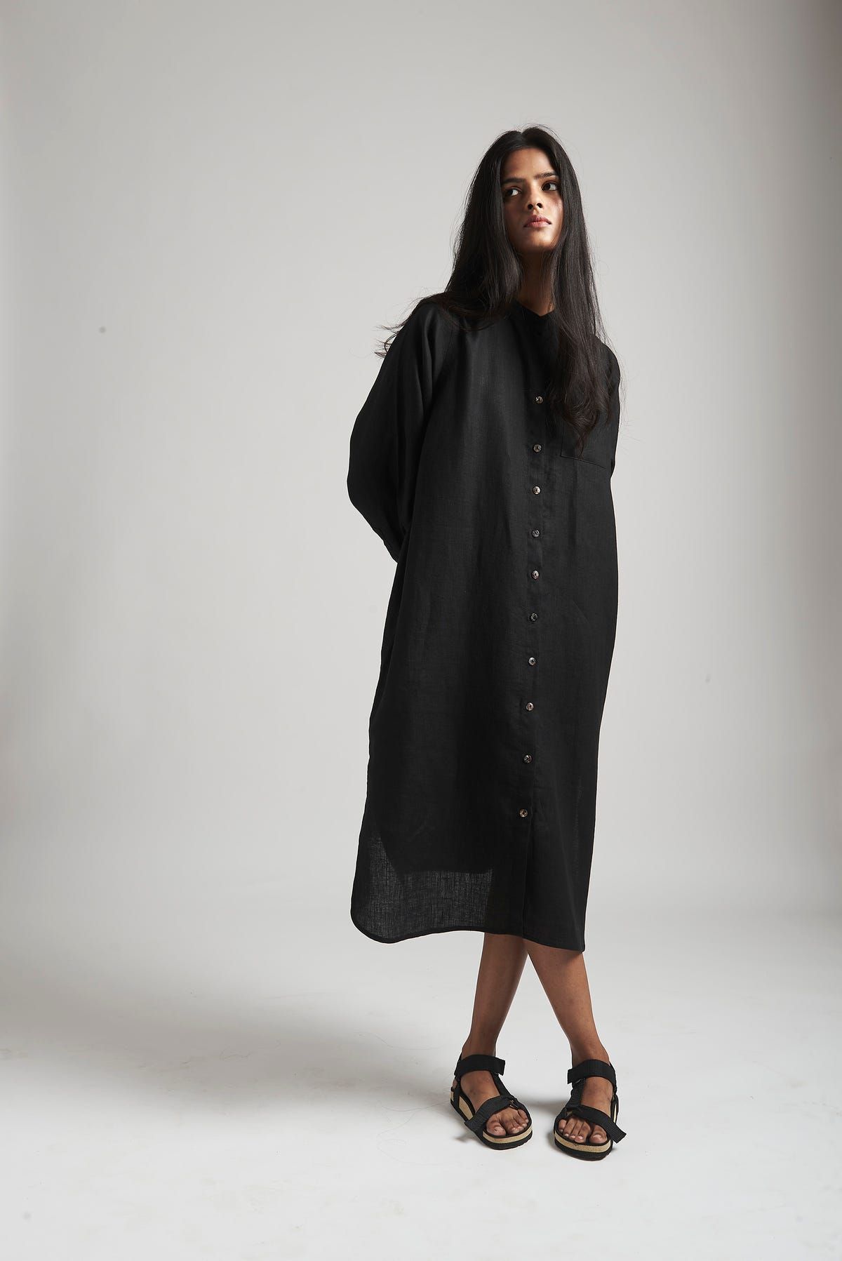 Kohl Co-Linen Shirt Dress - image 3