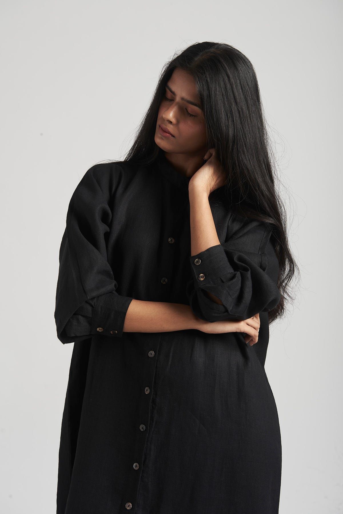 Kohl Co-Linen Shirt Dress - image 5