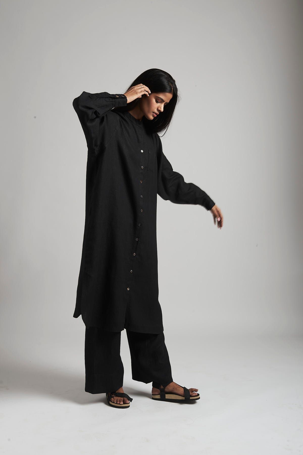 Kohl Co-Linen Shirt Dress - image 7
