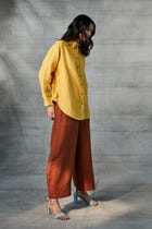 Cinnamon Linen Pyjama Pants view 1
