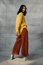 Cinnamon Linen Pyjama Pants view 5