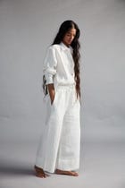 Taj Co-Linen Oversized Shirt Set view 5
