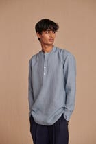 Sky Linen Men's Shirt Kurta view 12