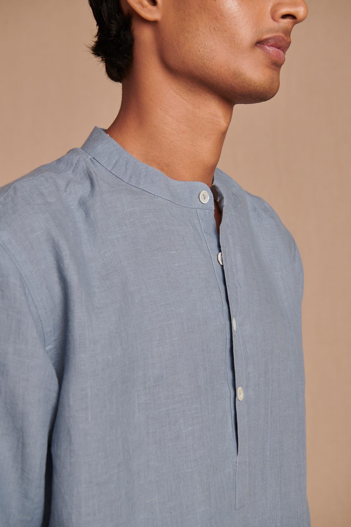 Sky Linen Men's Shirt Kurta - image 13